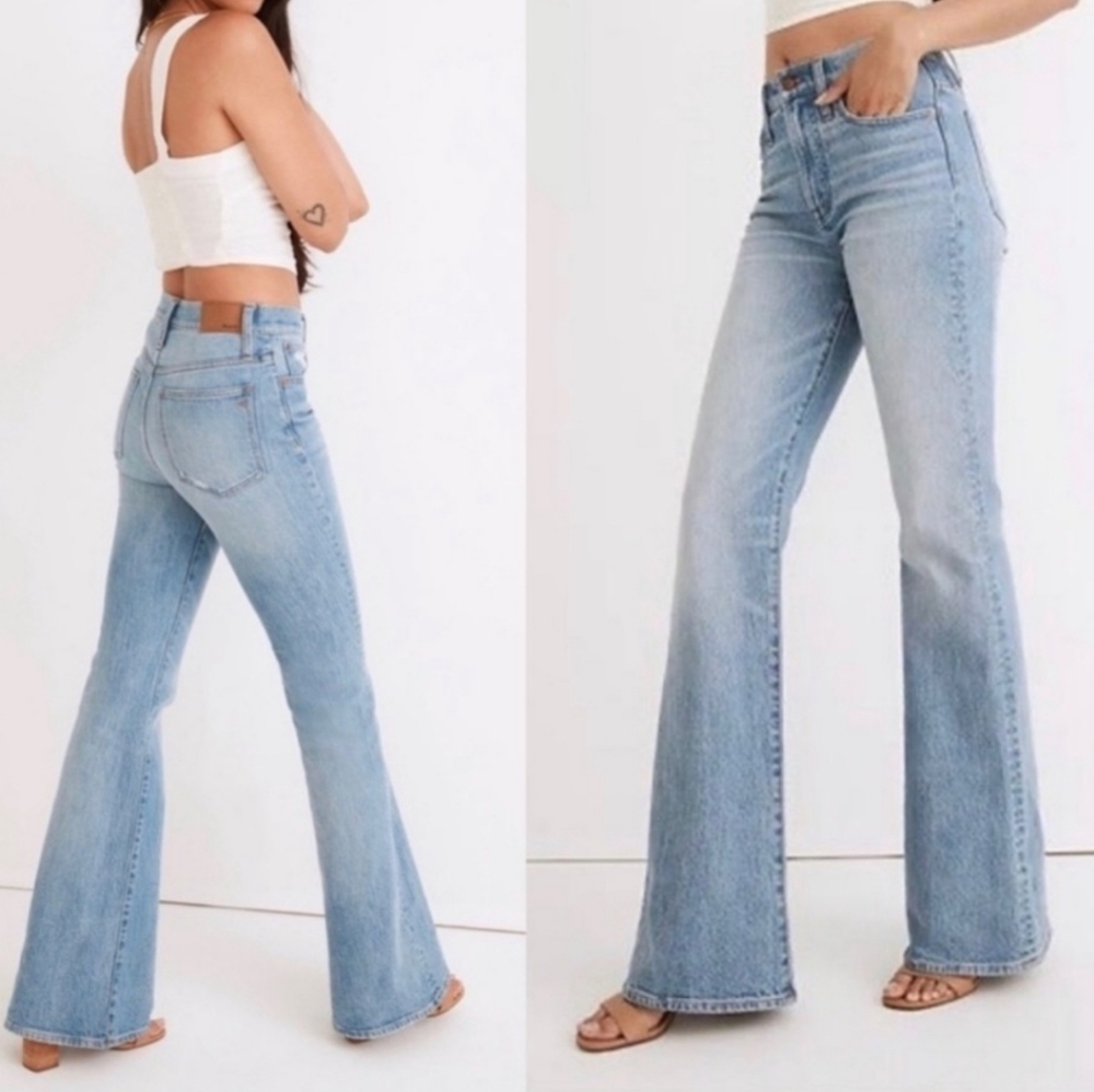 Madewell Light Blue Flare Jeans